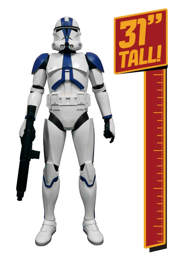 Giant 501st Clone Trooper  - Lucasfilm (Jakks Big Figs) action figure collectible [Barcode 045672652201] - Main Image 2
