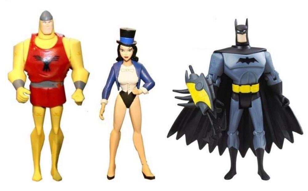 Justice League Unlimited 3-Pack: Zatanna, Batman, Shining Knight - Mattel (Justice League Unlimited) action figure collectible [Barcode 027084315325] - Main Image 3