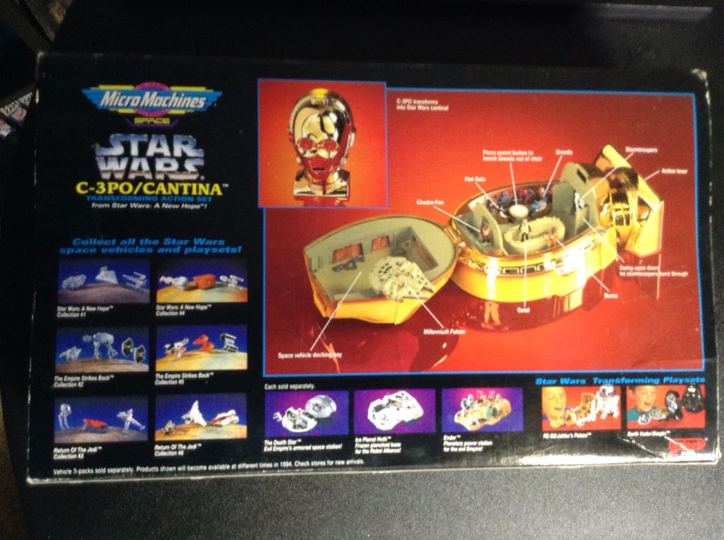 C-3PO Cantina - Galoob (Star Wars Micro Machines) action figure collectible [Barcode 047246658114] - Main Image 2