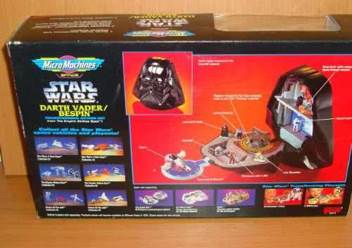 Darth Vader/ Bespin Playset - Galoob (Micromachines 1994- 2002: Space Playsets) action figure collectible [Barcode 047246658121] - Main Image 2