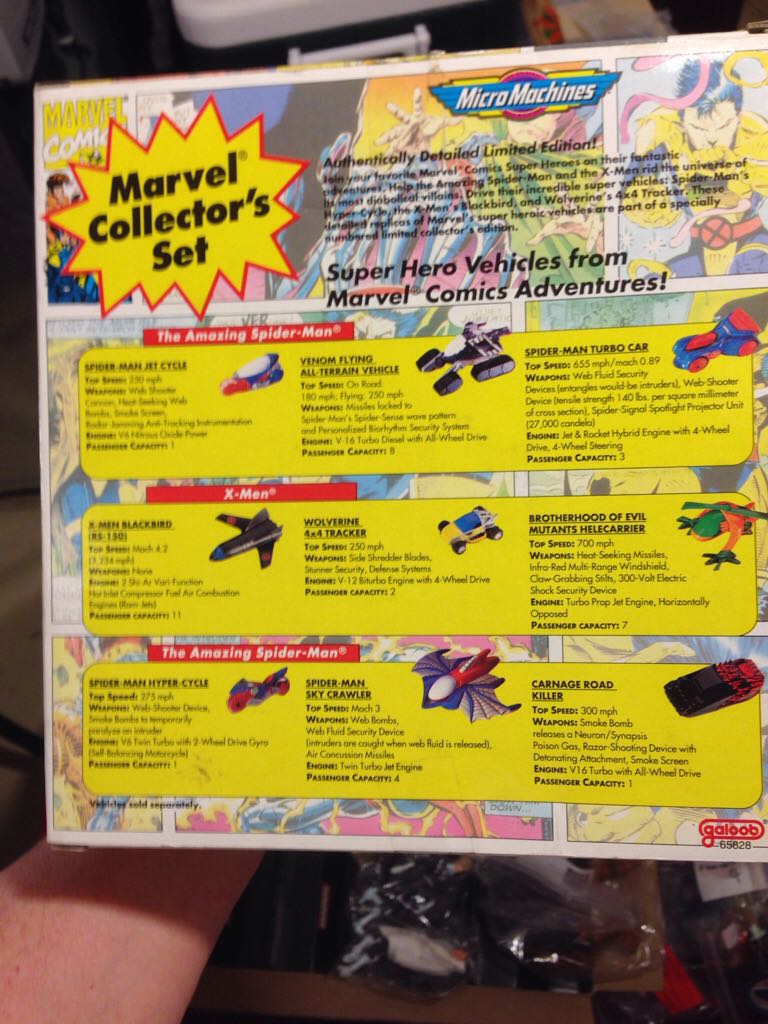 Micro Machines: Marvel Collector’s Set - Galoob action figure collectible [Barcode 047246658282] - Main Image 2