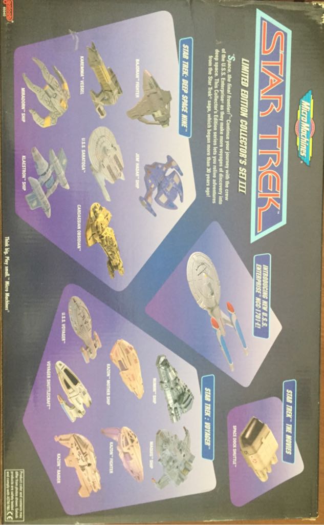 Micro Machines Star Trek Collectors Set III - Galoob (Micro Machines) action figure collectible [Barcode 047246659401] - Main Image 2