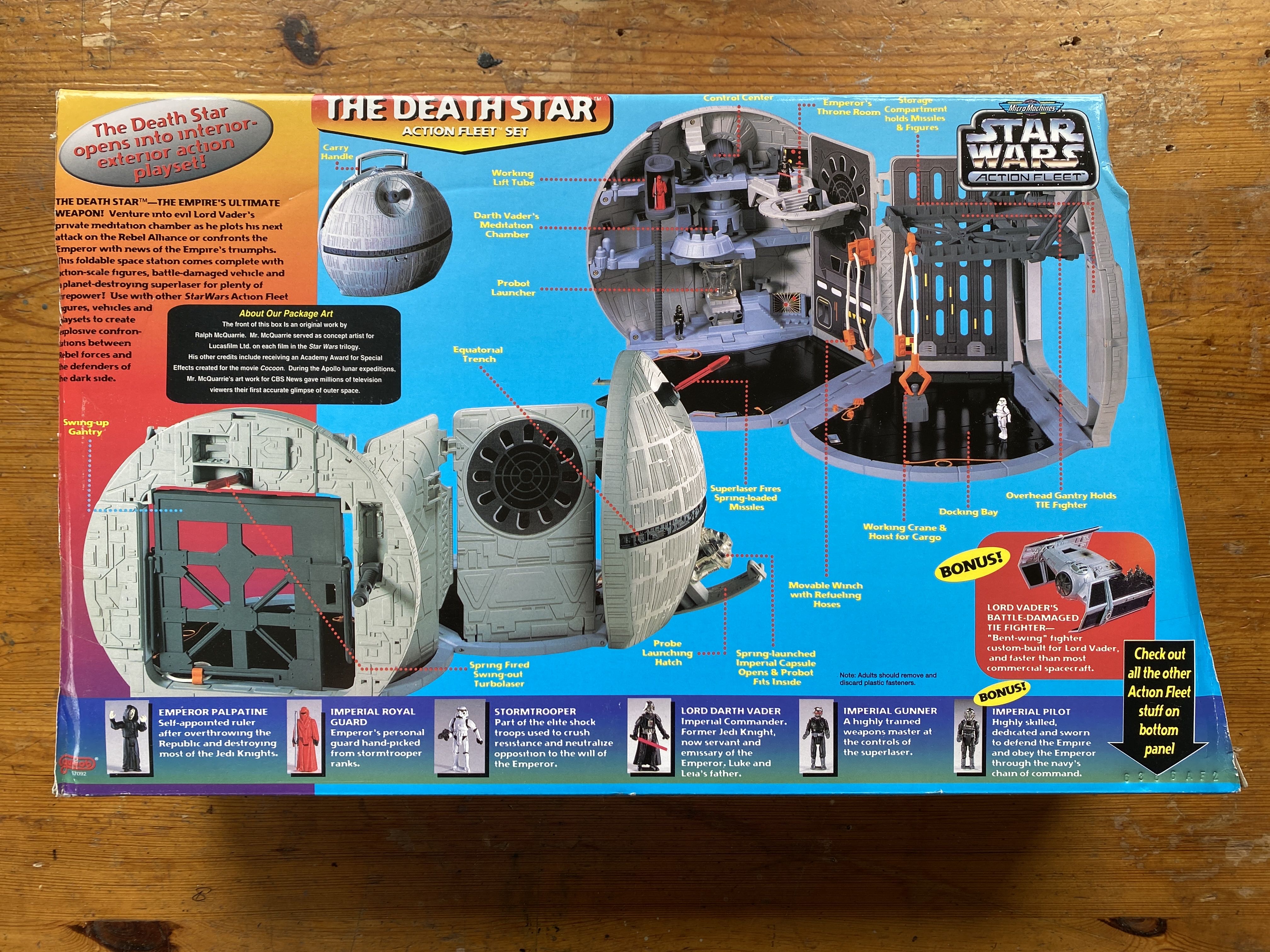 The Death Star Action Fleet Set - Galoob (Micro Machines (Action Fleet)(Playsets)) action figure collectible [Barcode 047246670925] - Main Image 2