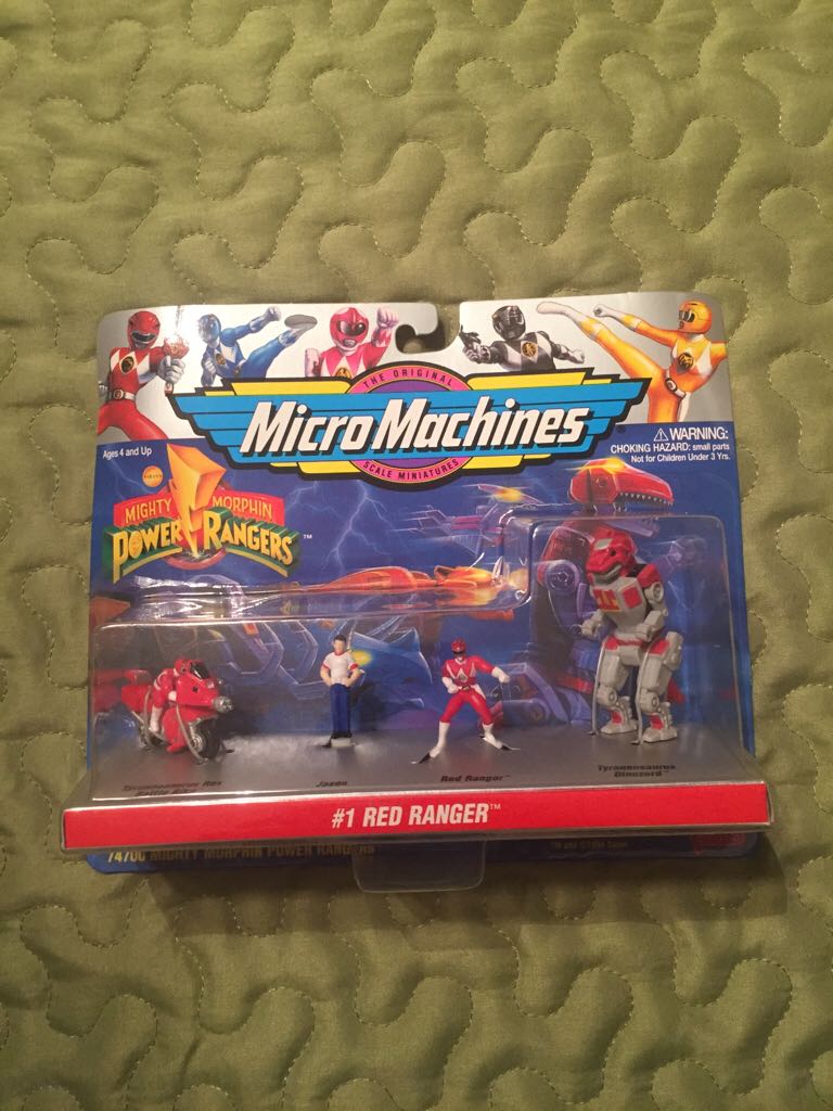 Mighty Morphin Power Rangers Micro Machines: Red Ranger - Galoob action figure collectible [Barcode 047246747016] - Main Image 1