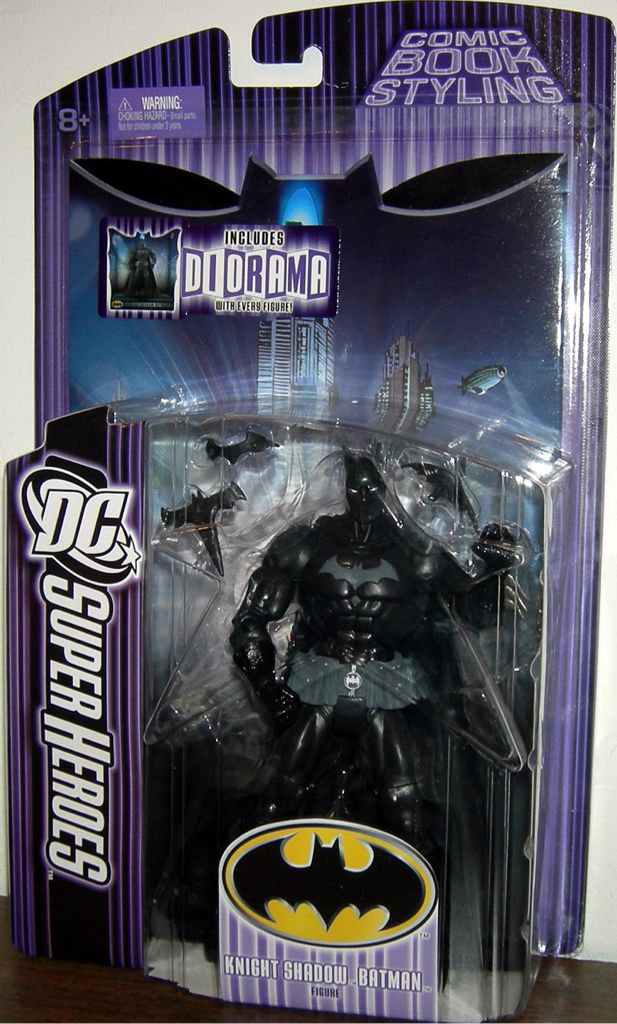 DC Super Heroes Knight Shadow Batman S3 - Mattel (Batman) action figure collectible [Barcode 027084328455] - Main Image 2