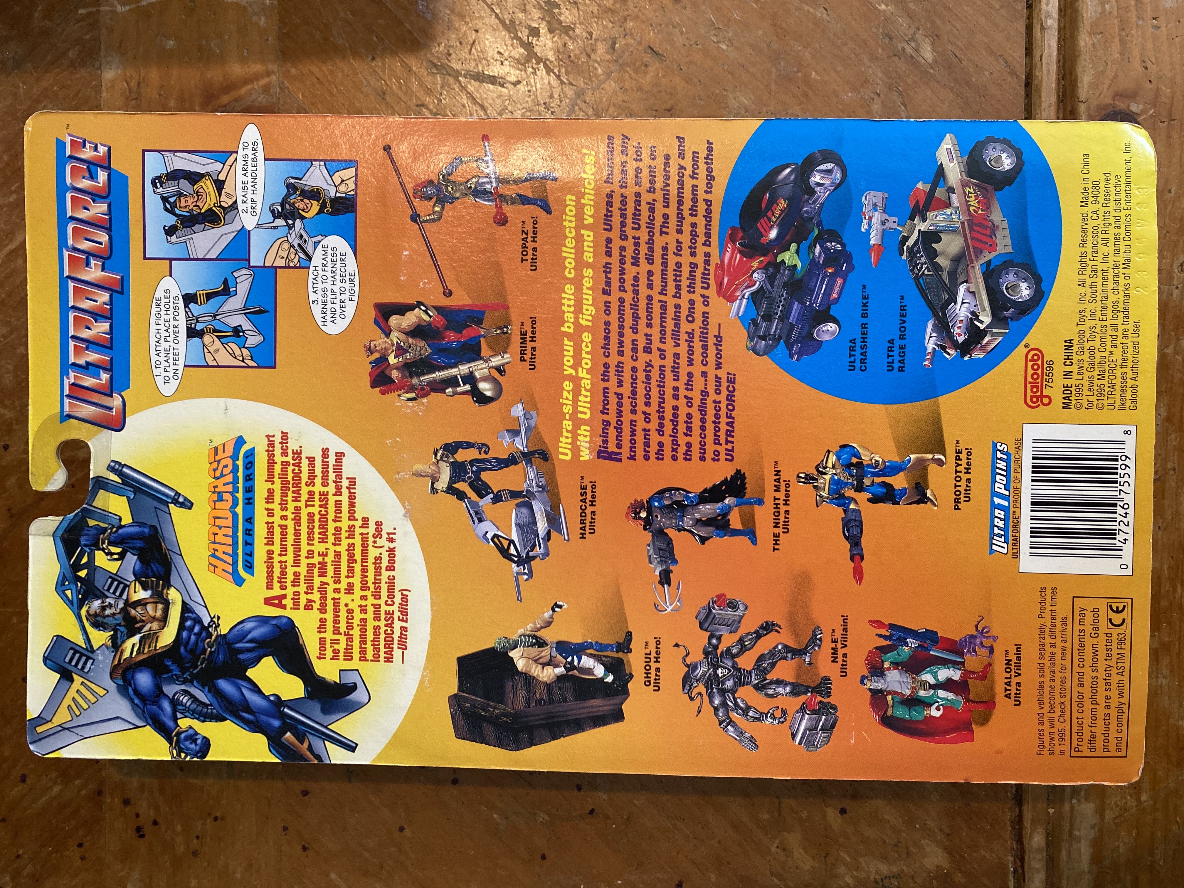 Ultraforce - Galoob toys (Hardcase) action figure collectible [Barcode 047246755998] - Main Image 2