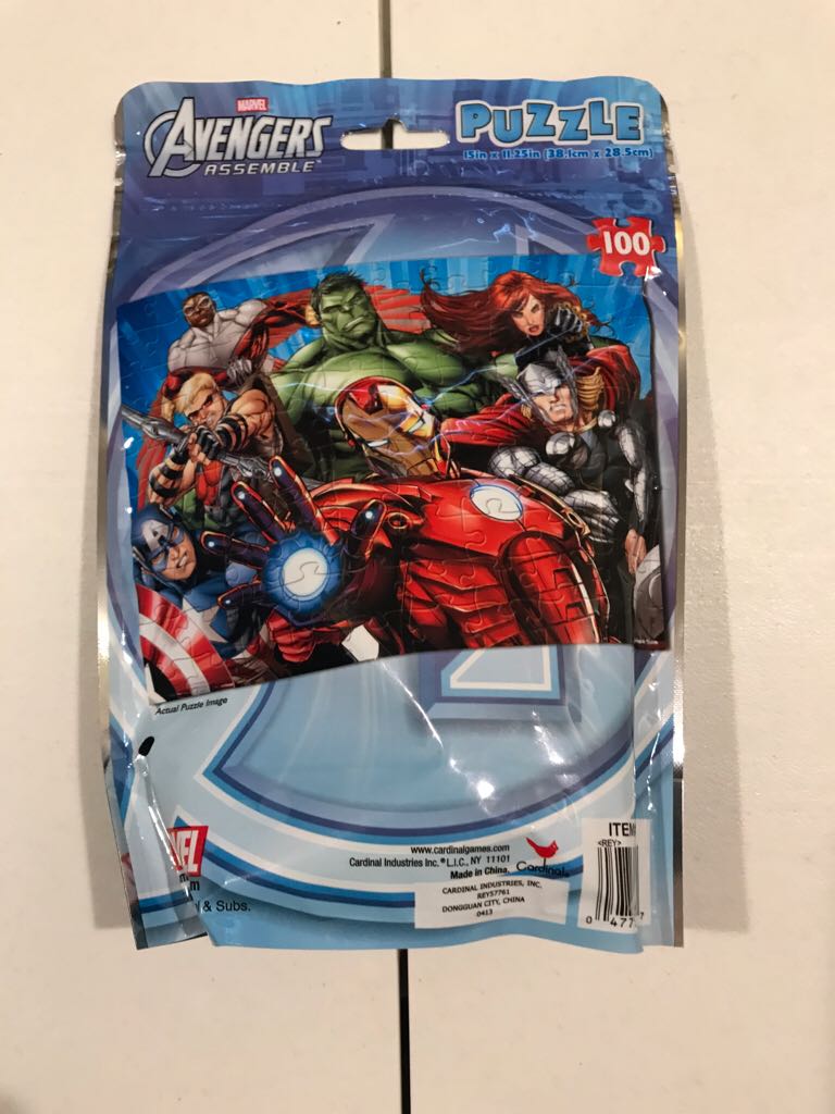 Avengers Assemble - 100 Piece Puzzle  action figure collectible [Barcode 047754577617] - Main Image 2
