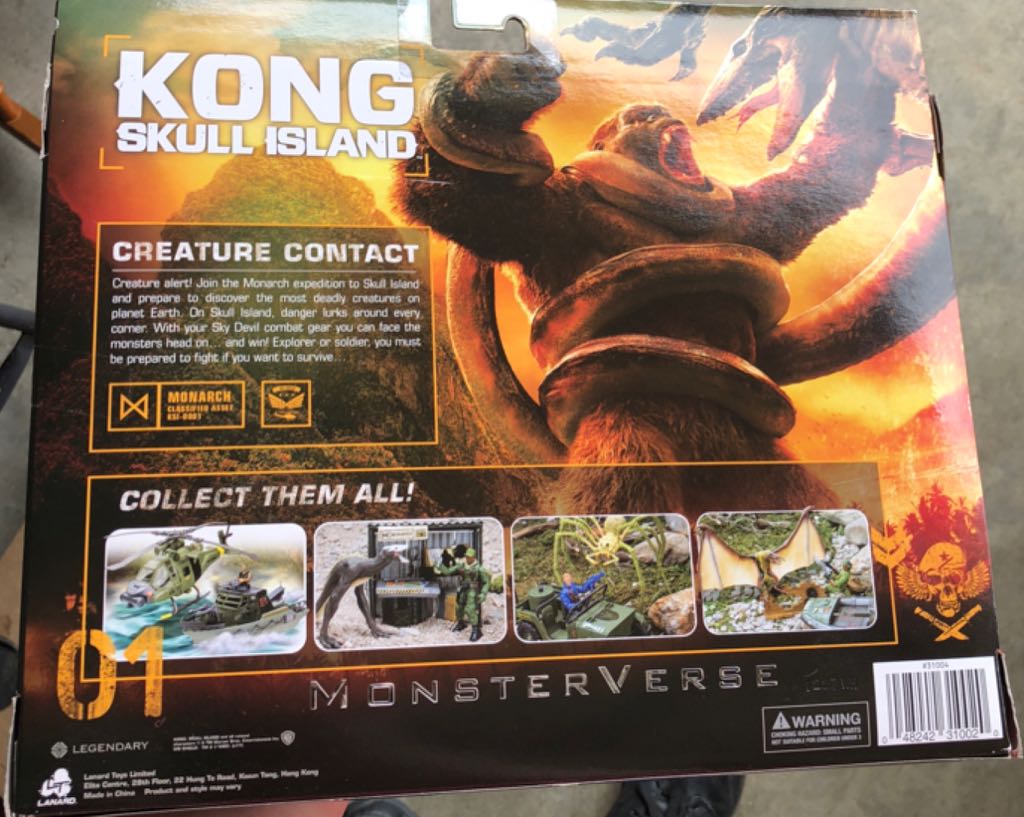 Battle For Survival Creature Contact - Lanard (Kong Skull Island) action figure collectible [Barcode 048242310020] - Main Image 2