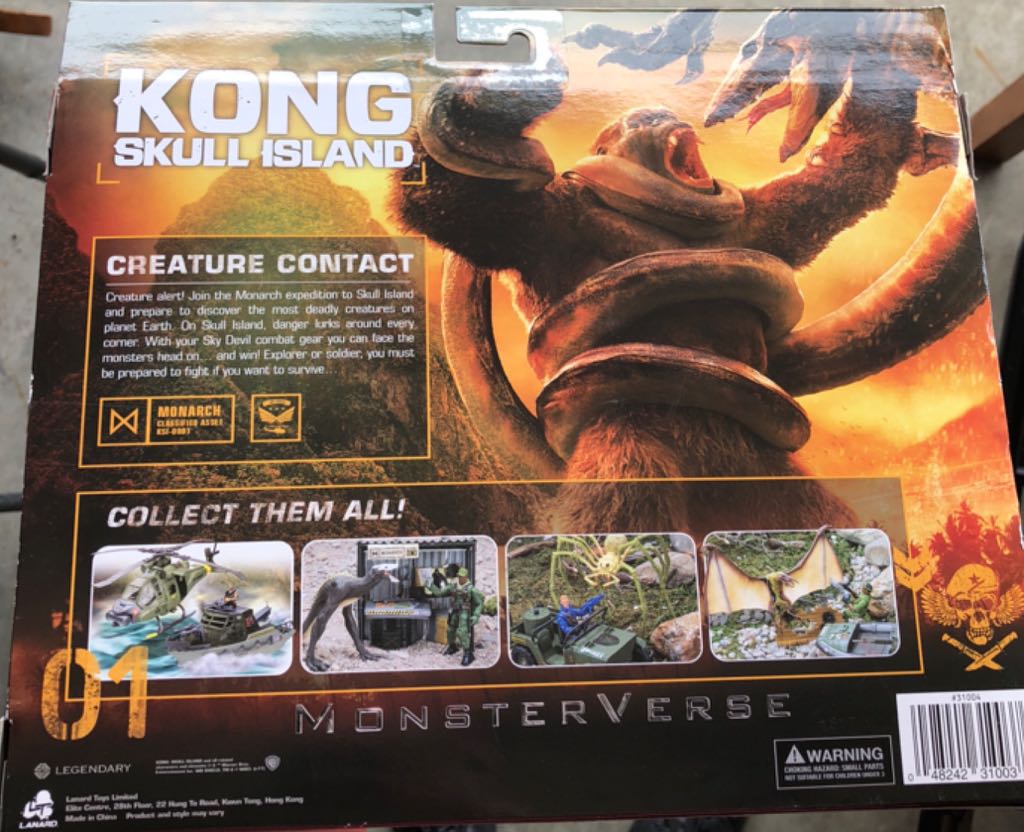 Battle For Survival Creature Contact - Lanard (Kong Skull Island) action figure collectible [Barcode 048242310037] - Main Image 2