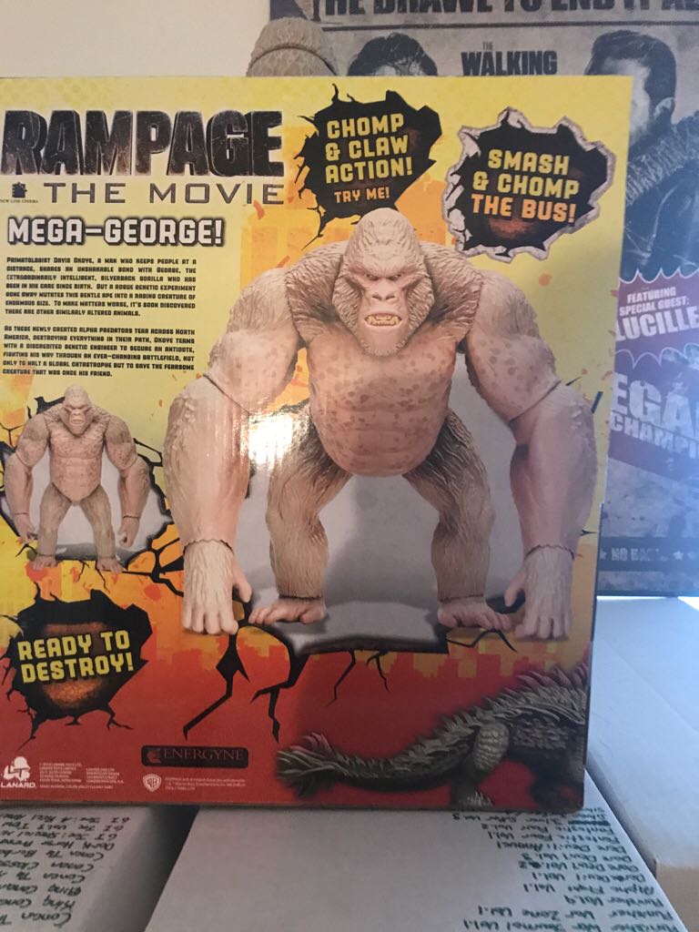 Rampage: Mega-George - Lanard Toys (Rampage Movie) action figure collectible [Barcode 048242311096] - Main Image 2