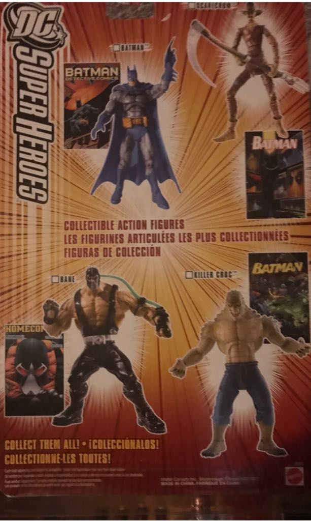 DC Super Heroes Series BATMAN (Classic Blue & Grey Suit) - Mattel (DC Super Heroes) action figure collectible [Barcode 027084328523] - Main Image 2