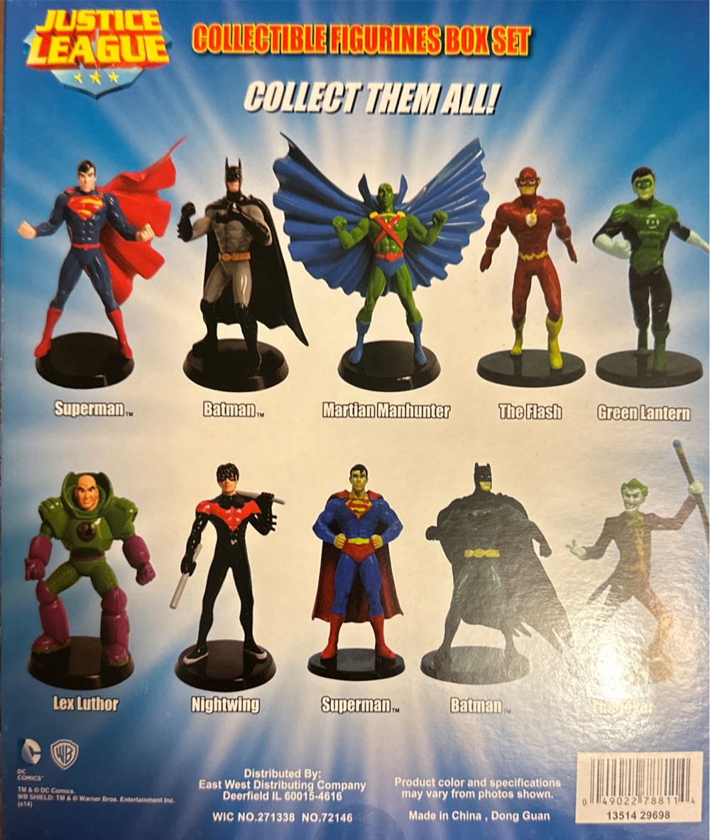 Justice League 1 - East West Distributing Co. (DC Comics) action figure collectible [Barcode 049022788114] - Main Image 2