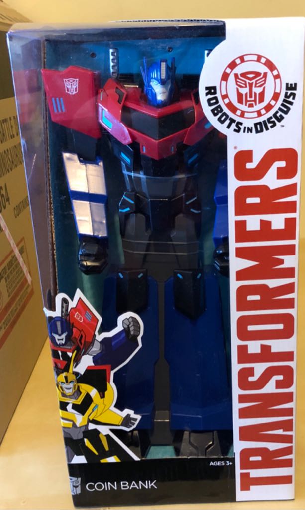 Optimus Prime Coin Bank - Hasbro (Transformers Robots In Disguise) action figure collectible [Barcode 049022954090] - Main Image 1