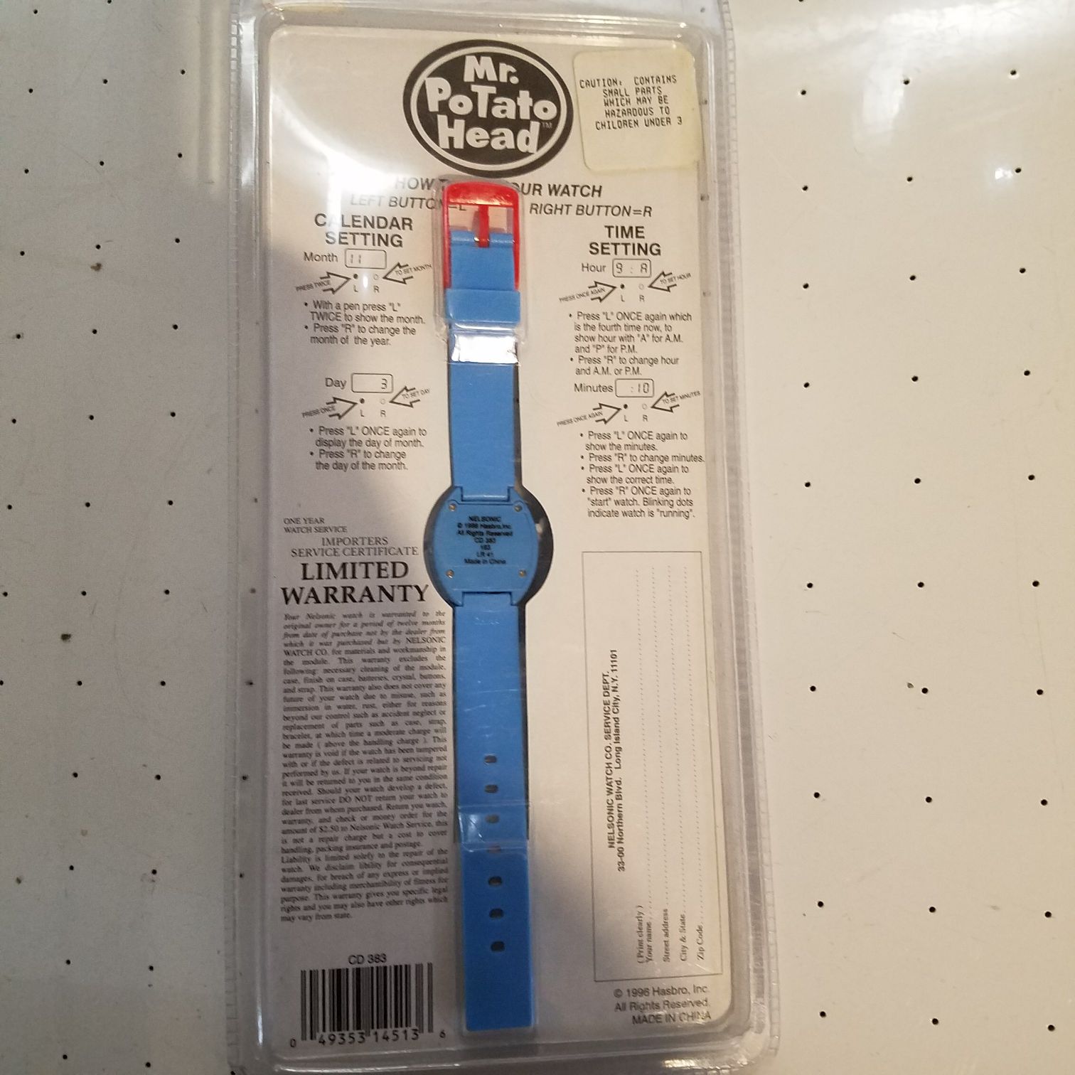 Mr Potato Head LCD Watch - Nelsonic action figure collectible [Barcode 049353145136] - Main Image 2