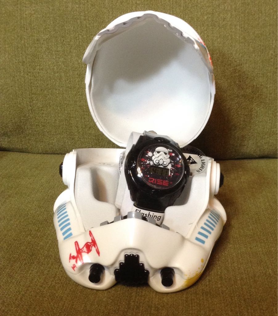 Stormtrooper Wrist Watch In Helmet Display Case - M. Z. Berger & Company (Star Wars Rebels) action figure collectible [Barcode 049353920146] - Main Image 2