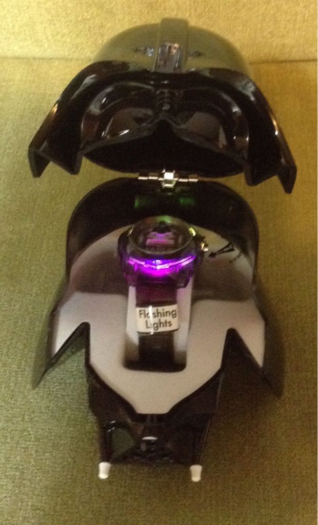 Darth Vader Wrist Watch In Vader Helmet Case - M. Z. Berger & Company (Star Wars) action figure collectible [Barcode 049353920184] - Main Image 2