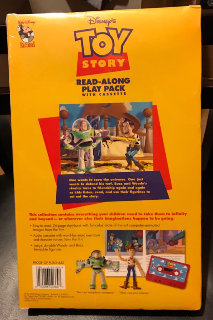 Toy Story: Buzz & Woody Read-along Play Pack - Hasbro (Toy Story) action figure collectible [Barcode 050086026647] - Main Image 2