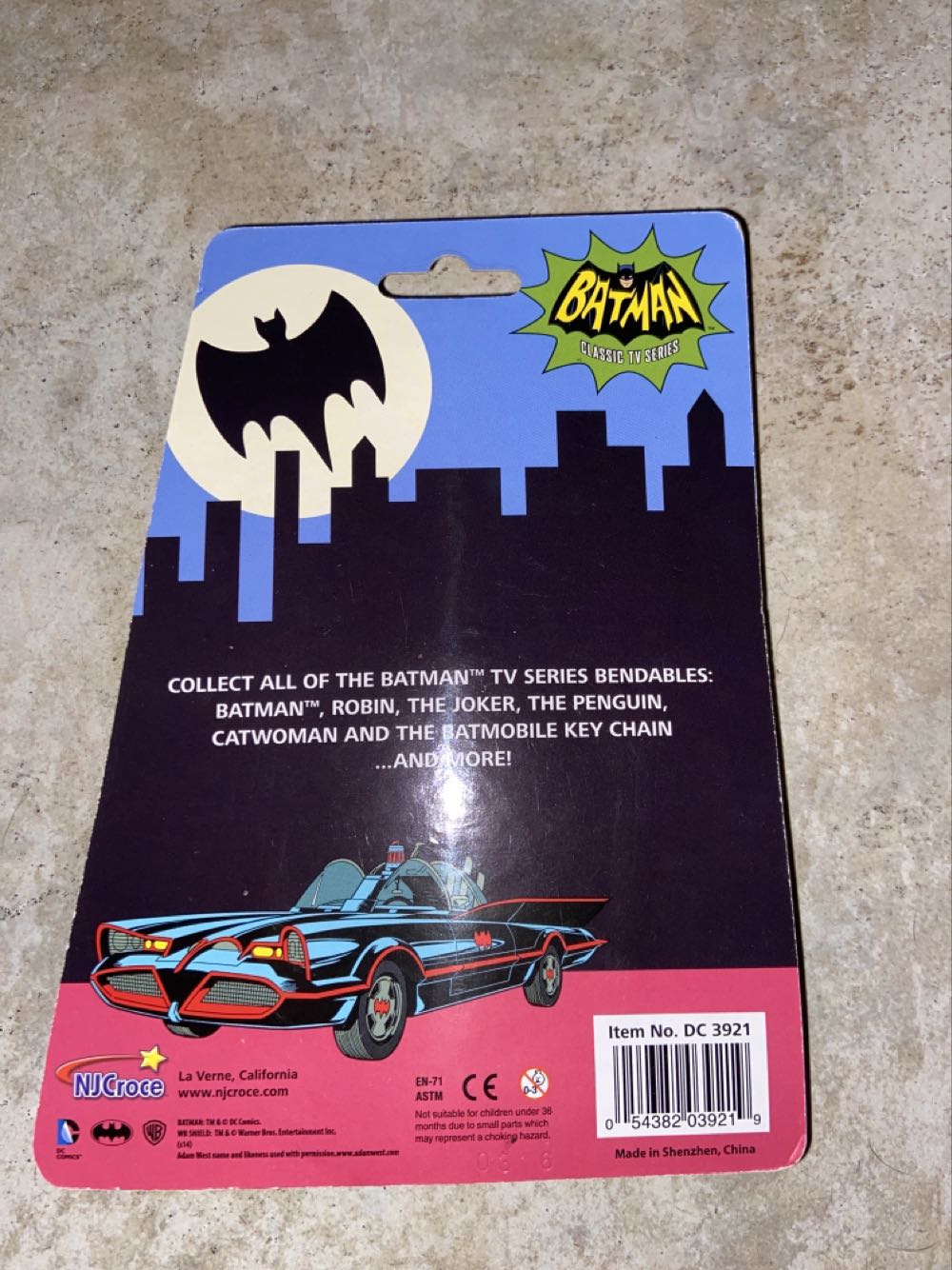 NJCroce Batman Classic TV Series Bendable Figures - NJCroce (The New Batman Adventures) action figure collectible [Barcode 054382039202] - Main Image 2