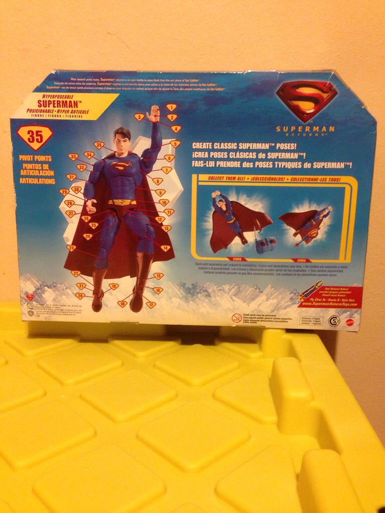 SUPERMAN RETURNS - Mattel (DC) action figure collectible [Barcode 027084343502] - Main Image 2