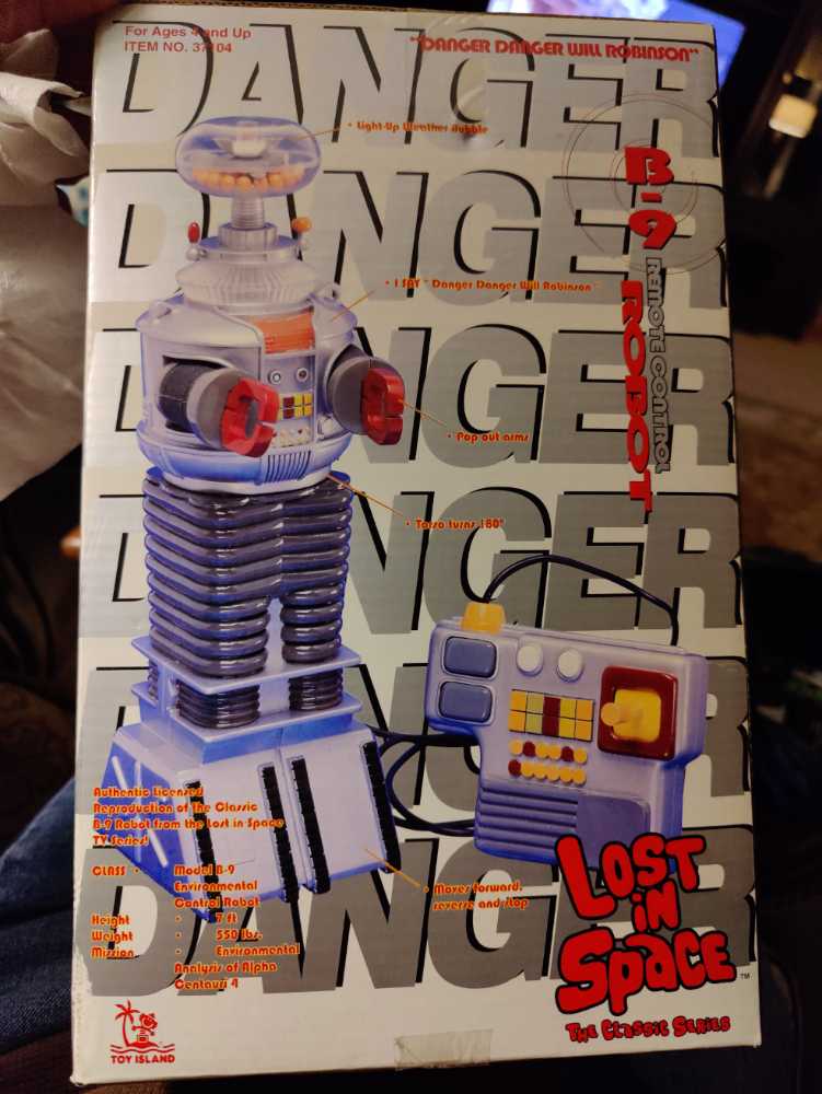 Lost In Space: B-9 Remote Control Robot - Toy Island Manufacturing Comp. (Lost In Space The Classic Series) action figure collectible [Barcode 054682371040] - Main Image 3