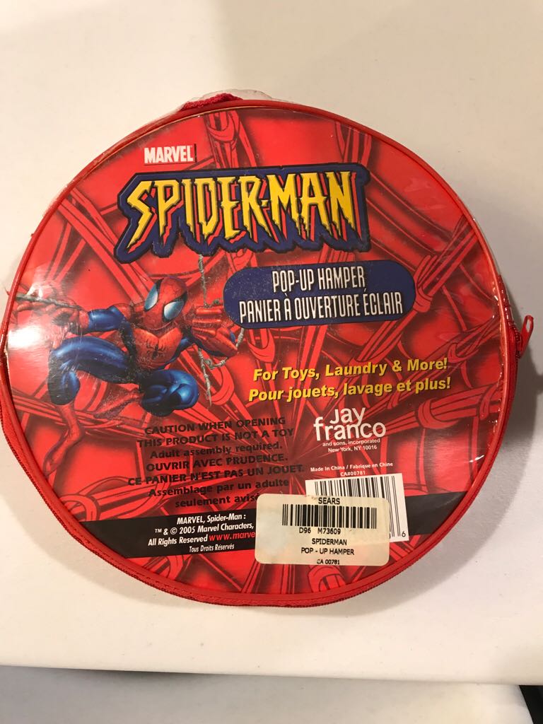 Spider-Man Pop Up Hamper  action figure collectible [Barcode 055213055606] - Main Image 2