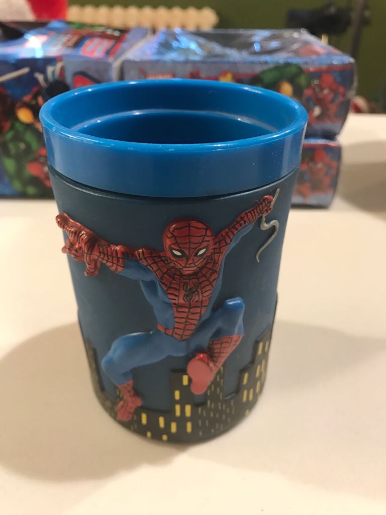 Spiderman Bathroom Glass  action figure collectible [Barcode 055213059574] - Main Image 2