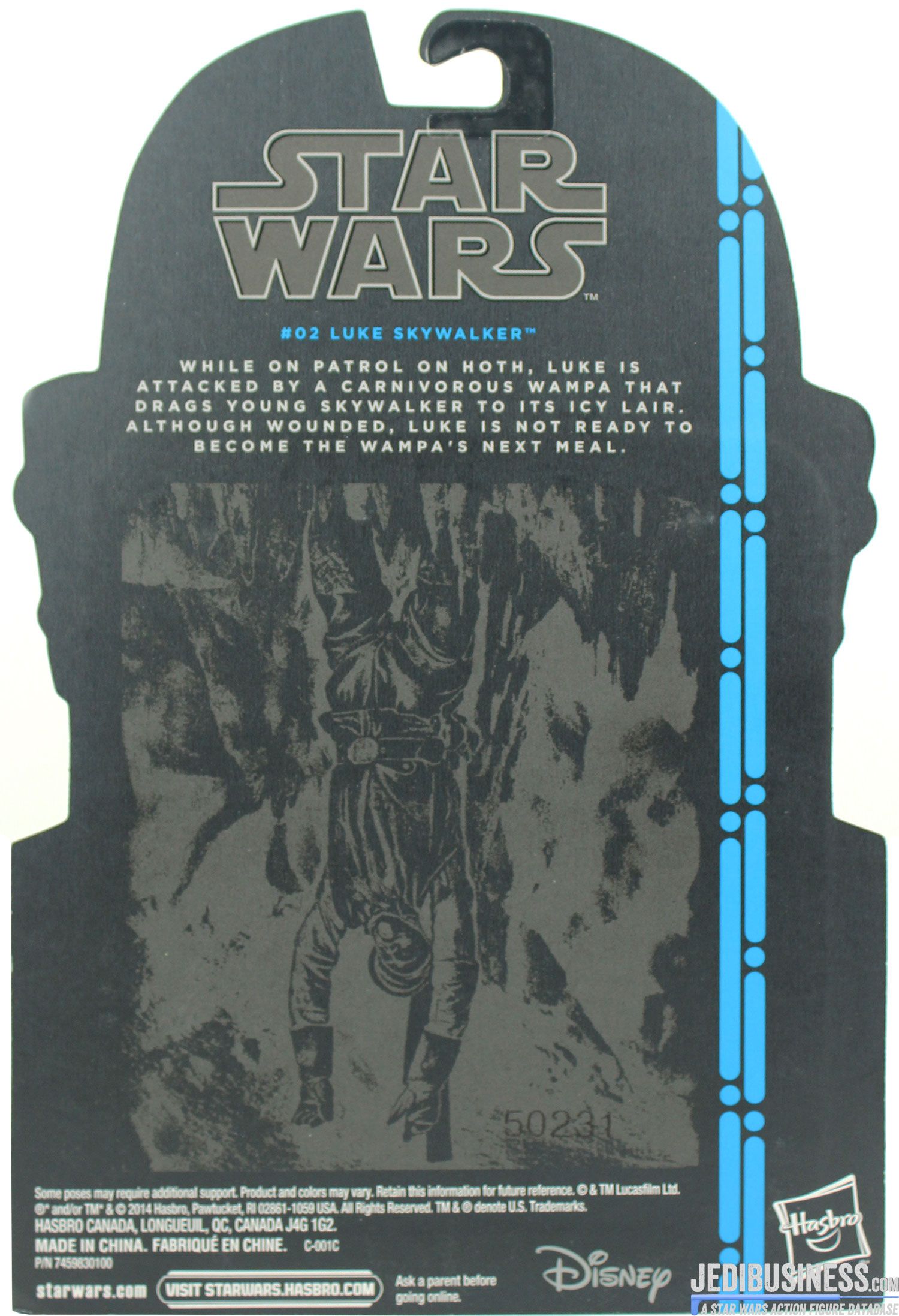 Black Series 3.75 Blue #02 Luke Skywalker (Hot Gear) ESB - Hasbro (Star Wars Episode V The Empire Strikes Back) action figure collectible [Barcode 0630509246663] - Main Image 2