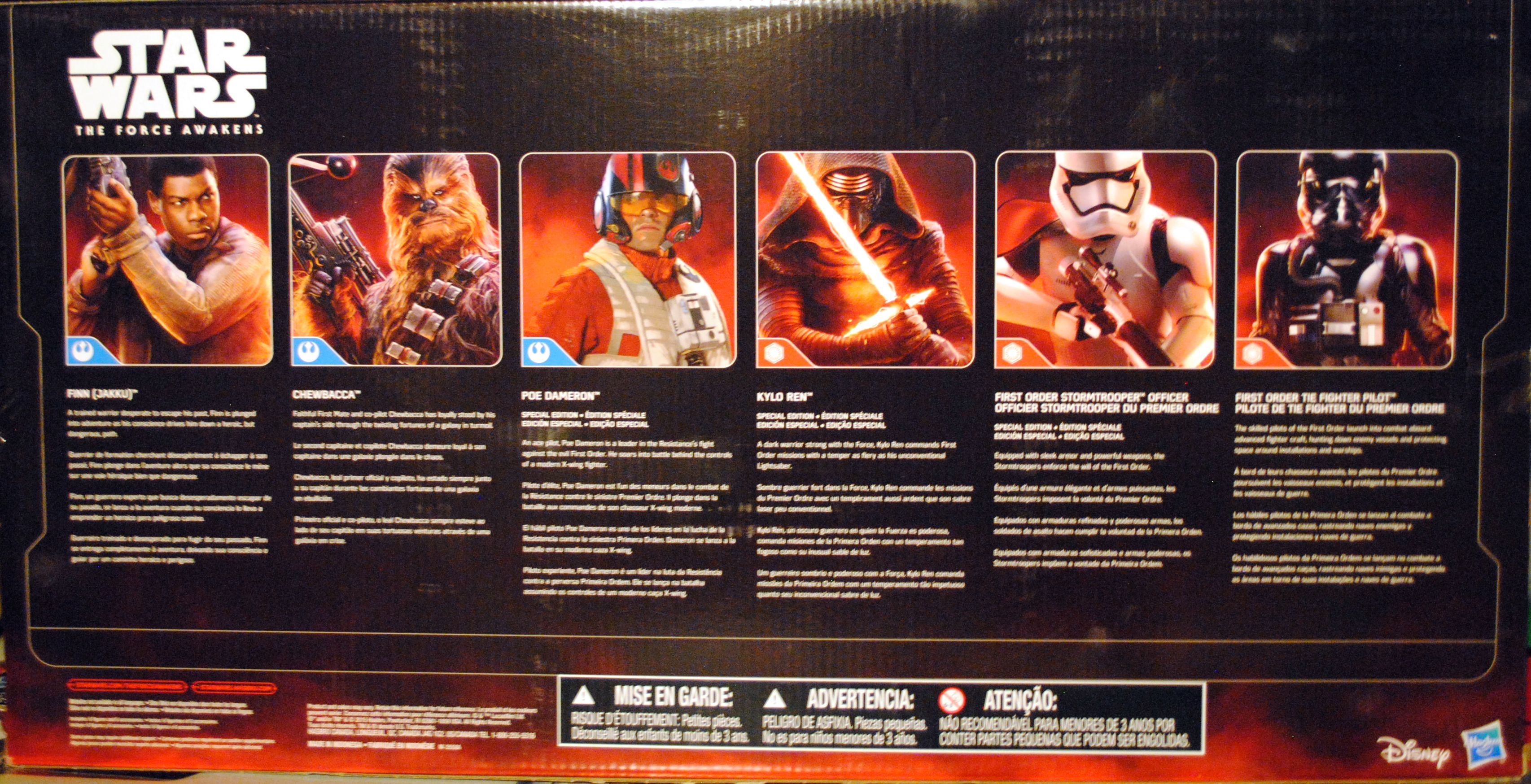 Force Awakens Figure 12 inch 06 pack - Hasbro (Star Wars Episode VII The Force Awakens) action figure collectible [Barcode 0630509352029] - Main Image 2