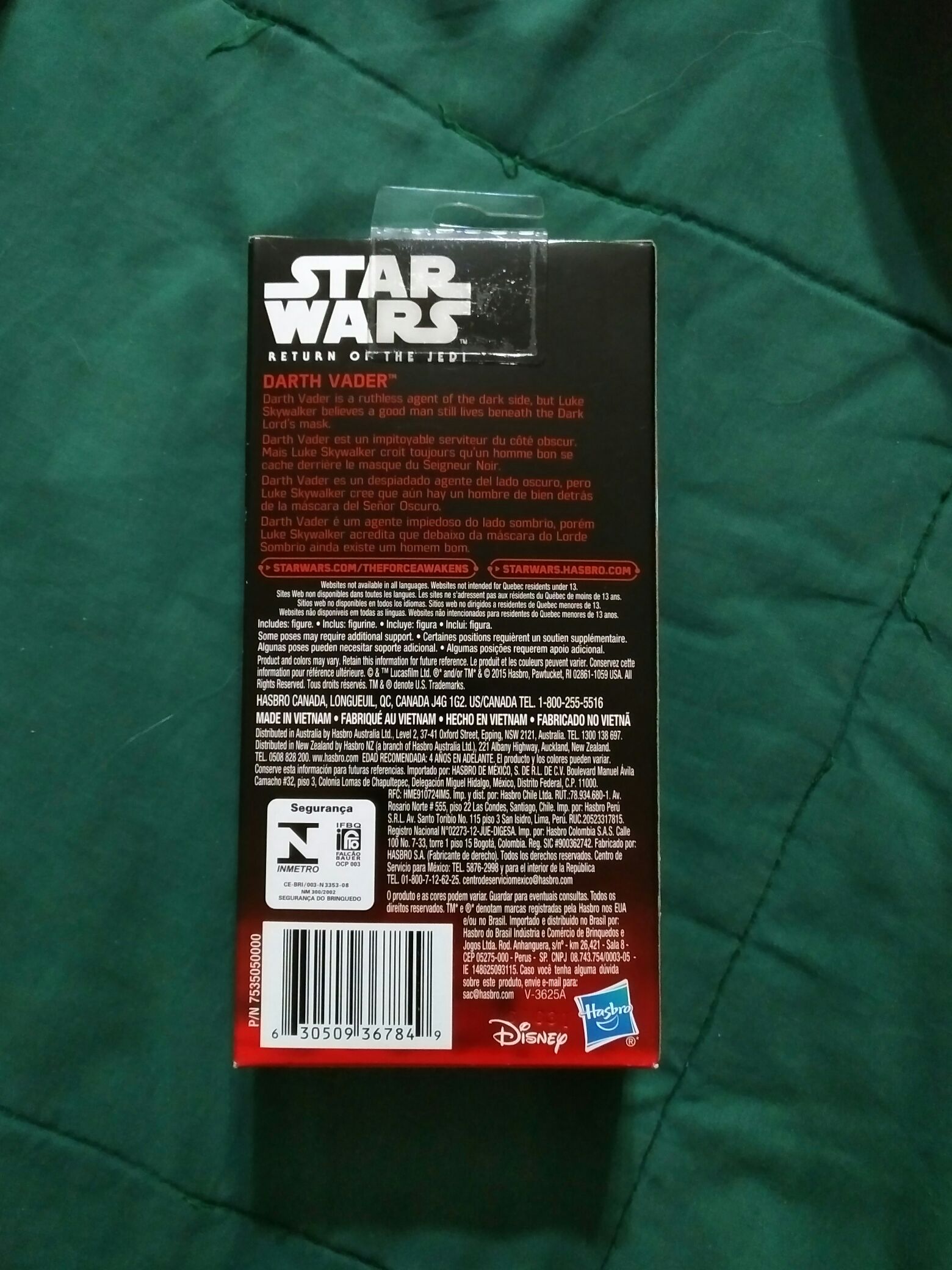 Darth Vader - Disney Hasbro (Star Wars 6 inch Value Series) action figure collectible [Barcode 0630509367849] - Main Image 2