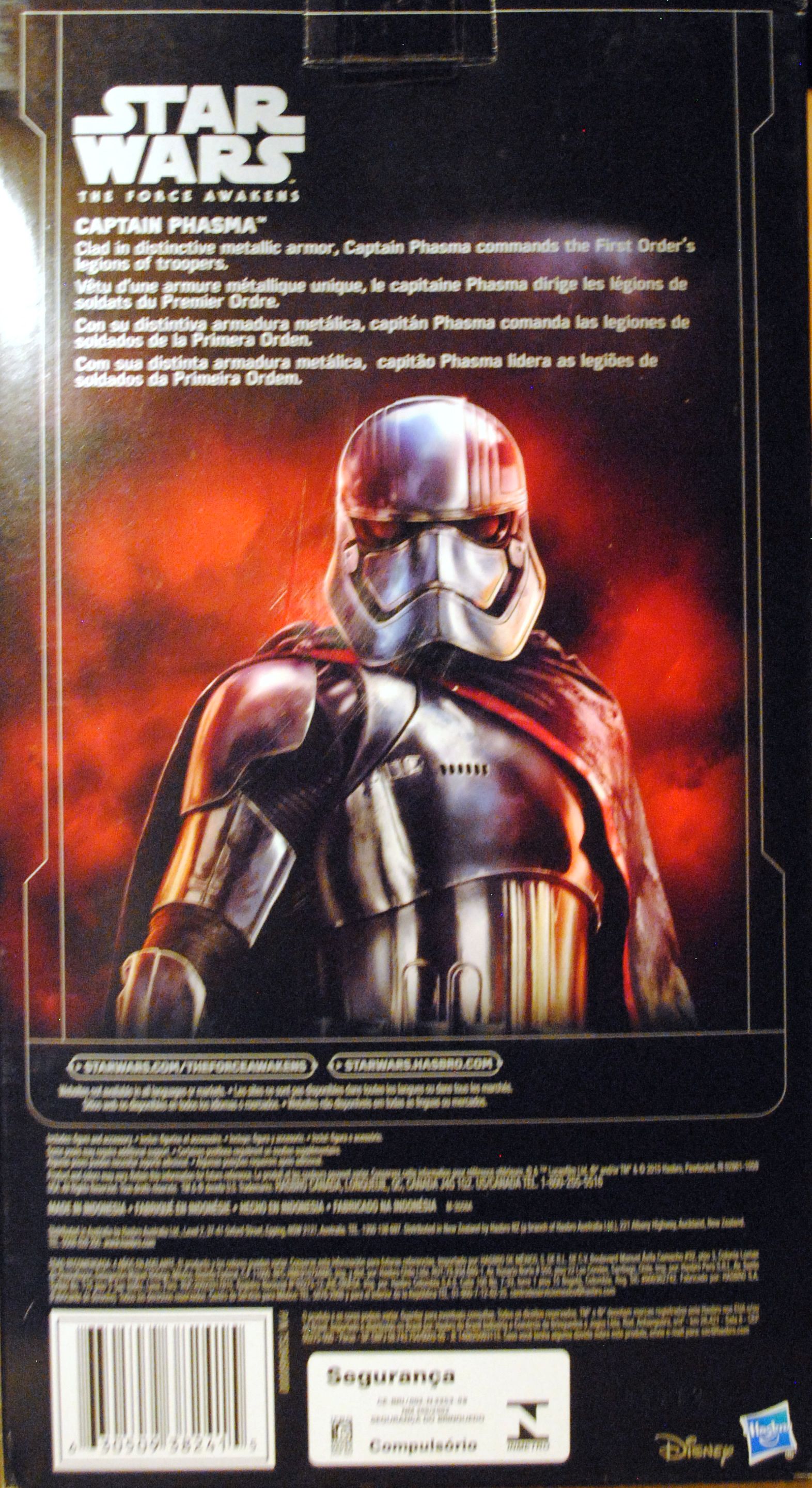 Force Awakens Figure 12 inch Captain Phasma  TFA - Hasbro (Star Wars Episode VII The Force Awakens) action figure collectible [Barcode 0630509382415] - Main Image 2