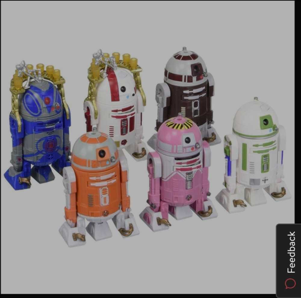 Astromech Droids Boxset (Star Wars Entertainment Earth Exclusive) Jabba’s Bartender, R7-F5, QT-KY, R7-D4, R2-C2, R2-A5 - Hasbro (Star Wars The Black Series) action figure collectible [Barcode 0630509494224] - Main Image 3