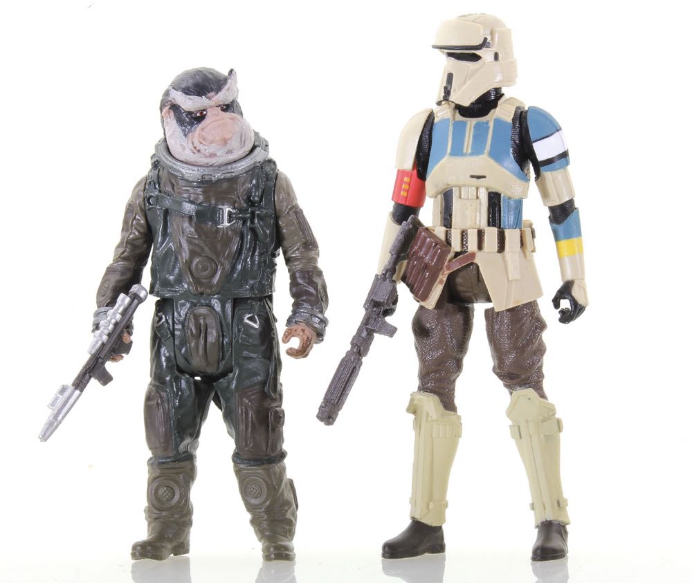 Rogue One Figure 3.75 Bistan Vs Shoretrooper Captain 2 pack - Hasbro (Rogue One A Stsr Wars Story) action figure collectible [Barcode 0630509512119] - Main Image 4