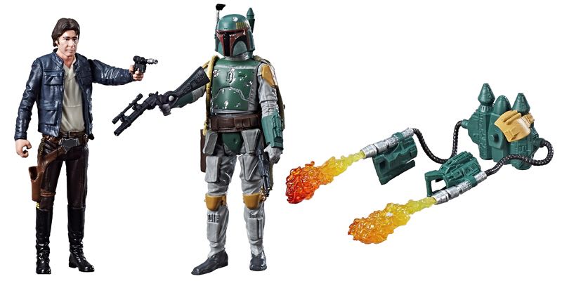 Han Solo & Boba Fett - Hasbro (Return Of The Jedi) action figure collectible [Barcode 0630509519507] - Main Image 2