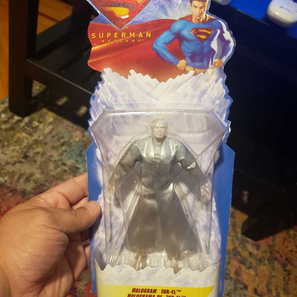 Superman Returns - Hologram Jor-El - Mattel DC action figure collectible [Barcode 027084400601] - Main Image 2