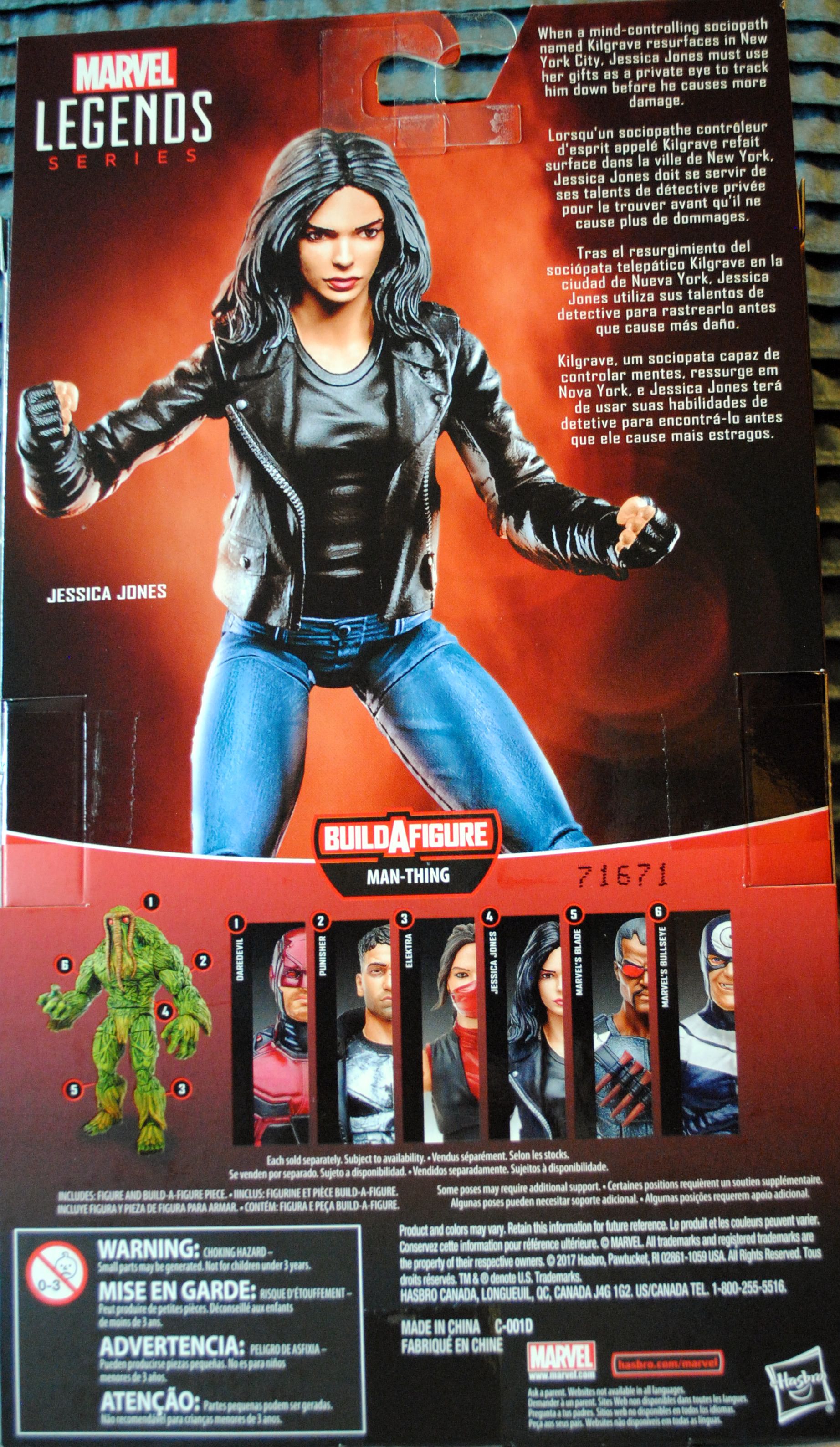 Jessica Jones - Marvel Hasbro (Marvel Legends Series Netflix Edition) action figure collectible [Barcode 0630509526468] - Main Image 2