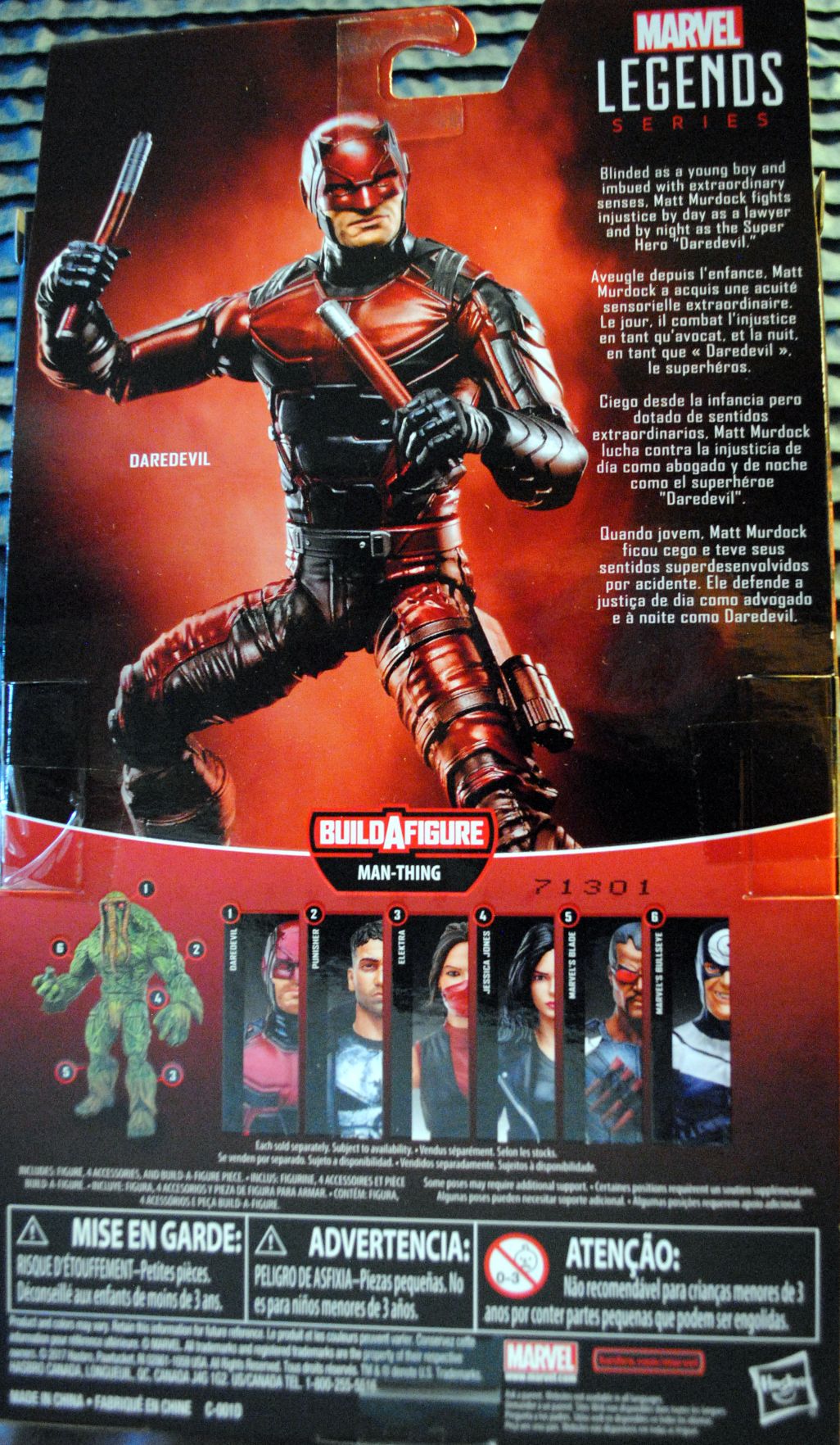Daredevil (Netflix) - BAF: Man-Thing - Hasbro - Marvel Legends (Marvel Legends - BAF: Man Thing) action figure collectible [Barcode 0630509526499] - Main Image 2