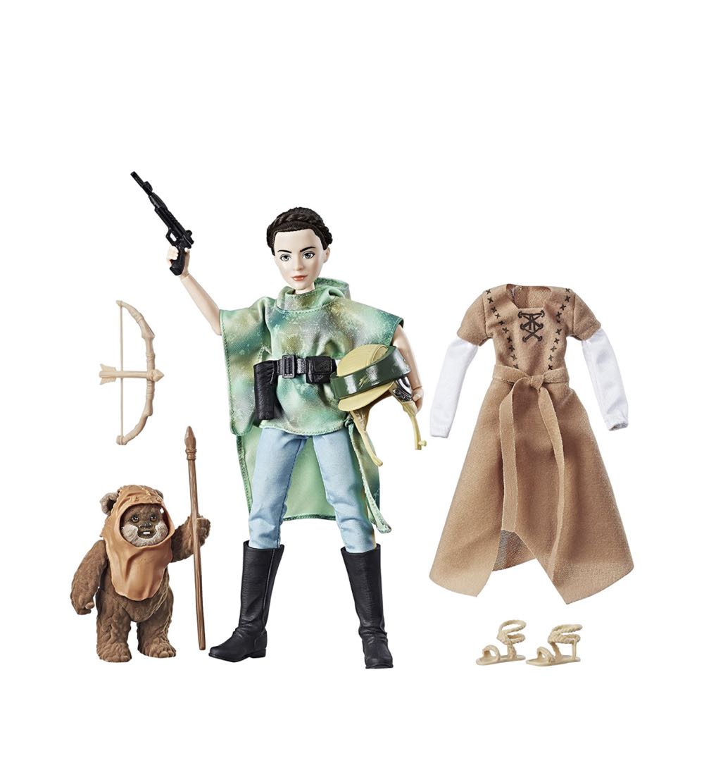 Princess Leia Organa & Wicket The Ewok - Hasbro (Star Wars - Return Of The Jedi) action figure collectible [Barcode 0630509528714] - Main Image 4