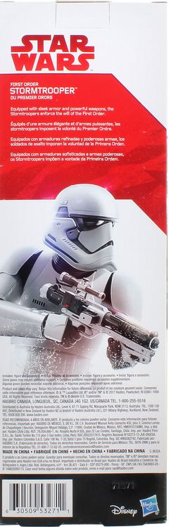 Last Jedi Figure 12 inch First Order Stormtrooper - Hasbro (Star Wars Episode VIII The Last Jedi) action figure collectible [Barcode 0630509532711] - Main Image 2