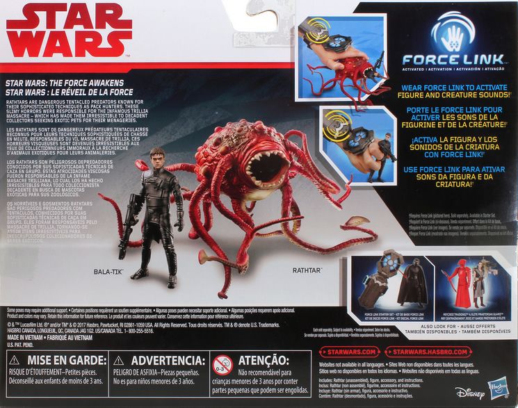 Rathtar - Disney / Hasbro (Force Link 3.75” 2017: 2- Packs) action figure collectible [Barcode 0630509532797] - Main Image 2