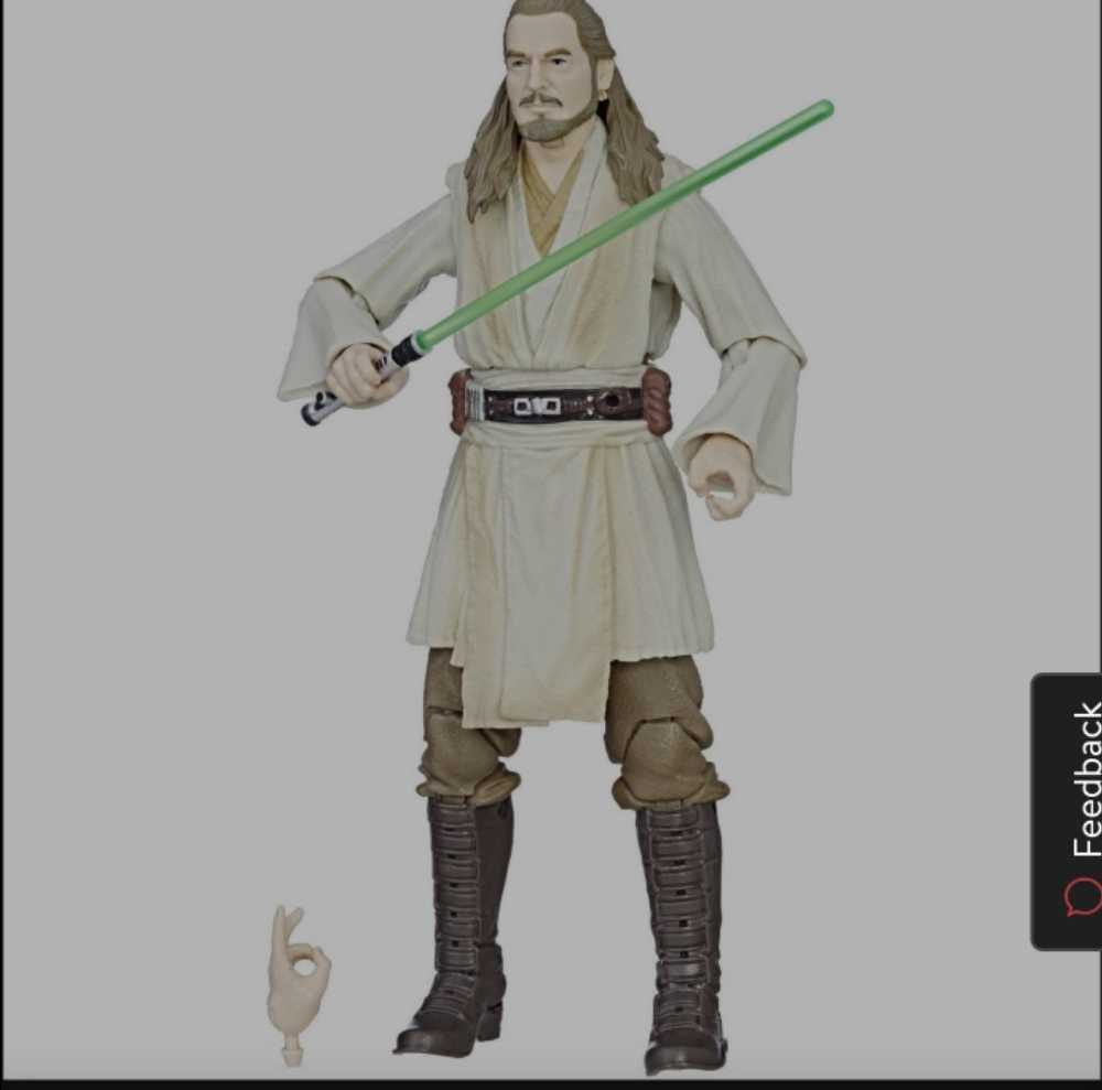 Qui-Gon Jinn - Hasbro (Star Wars: The Black Series) action figure collectible [Barcode 0630509548279] - Main Image 4