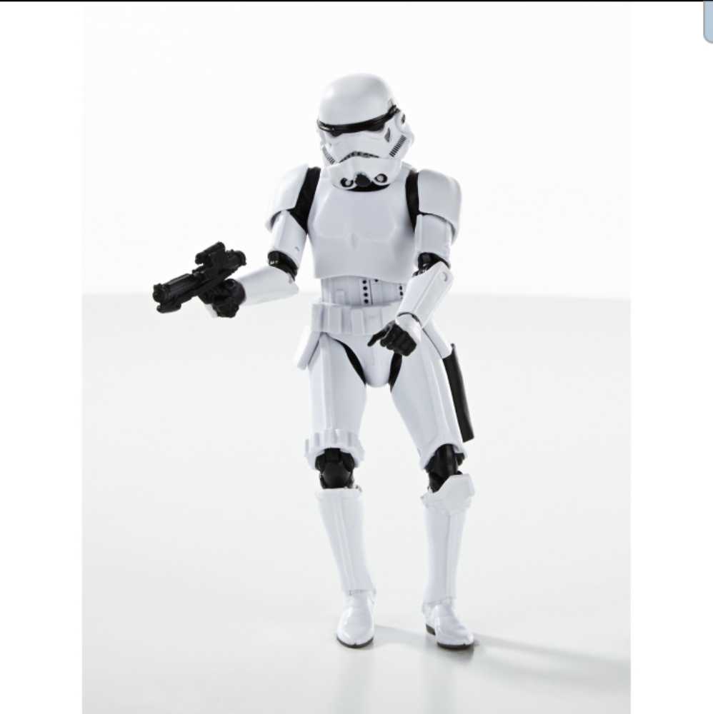 40th Anniversary Black Series Stormtrooper Star Wars ANH - Hasbro (Star Wars 40th Anniversary) action figure collectible [Barcode 0630509554447] - Main Image 4
