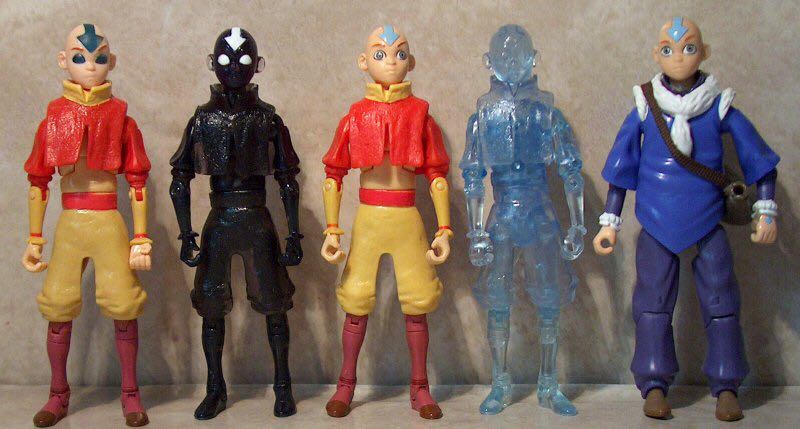 Avatar - Water Series - Spirit World Aang - Mattel (Avatar The Last Airbender) action figure collectible [Barcode 027084404326] - Main Image 2