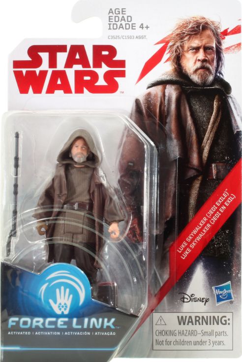 Last Jedi Figure 3.75 Luke Skywalker (Jedi Exile) - Hasbro (Star Wars Episode VIII The Last Jedi) action figure collectible [Barcode 0630509596379] - Main Image 1