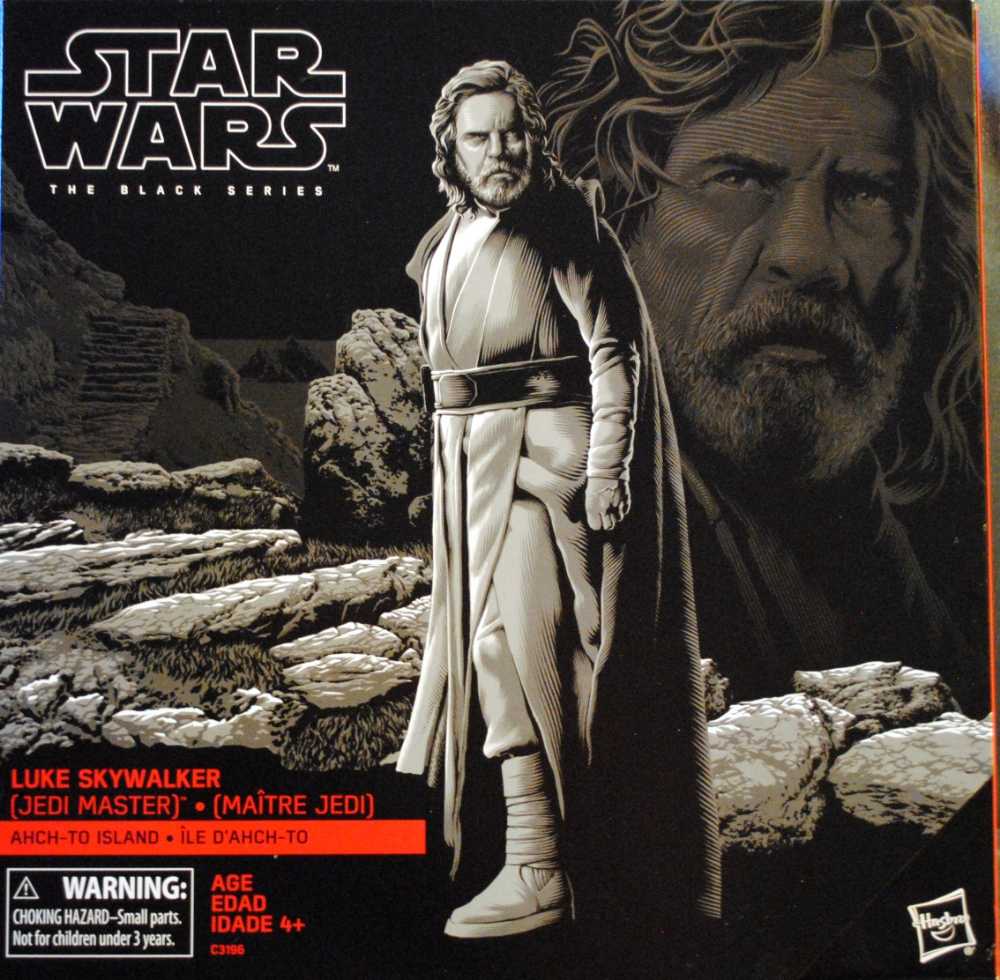 Black Series Red Exclusive Luke Skywalker (Jedi Master) (Ahch-To Island) Star Wars TLJ Centerpiece - Hasbro (Star Wars Episode VIII The Last Jedi) action figure collectible [Barcode 0630509615797] - Main Image 3
