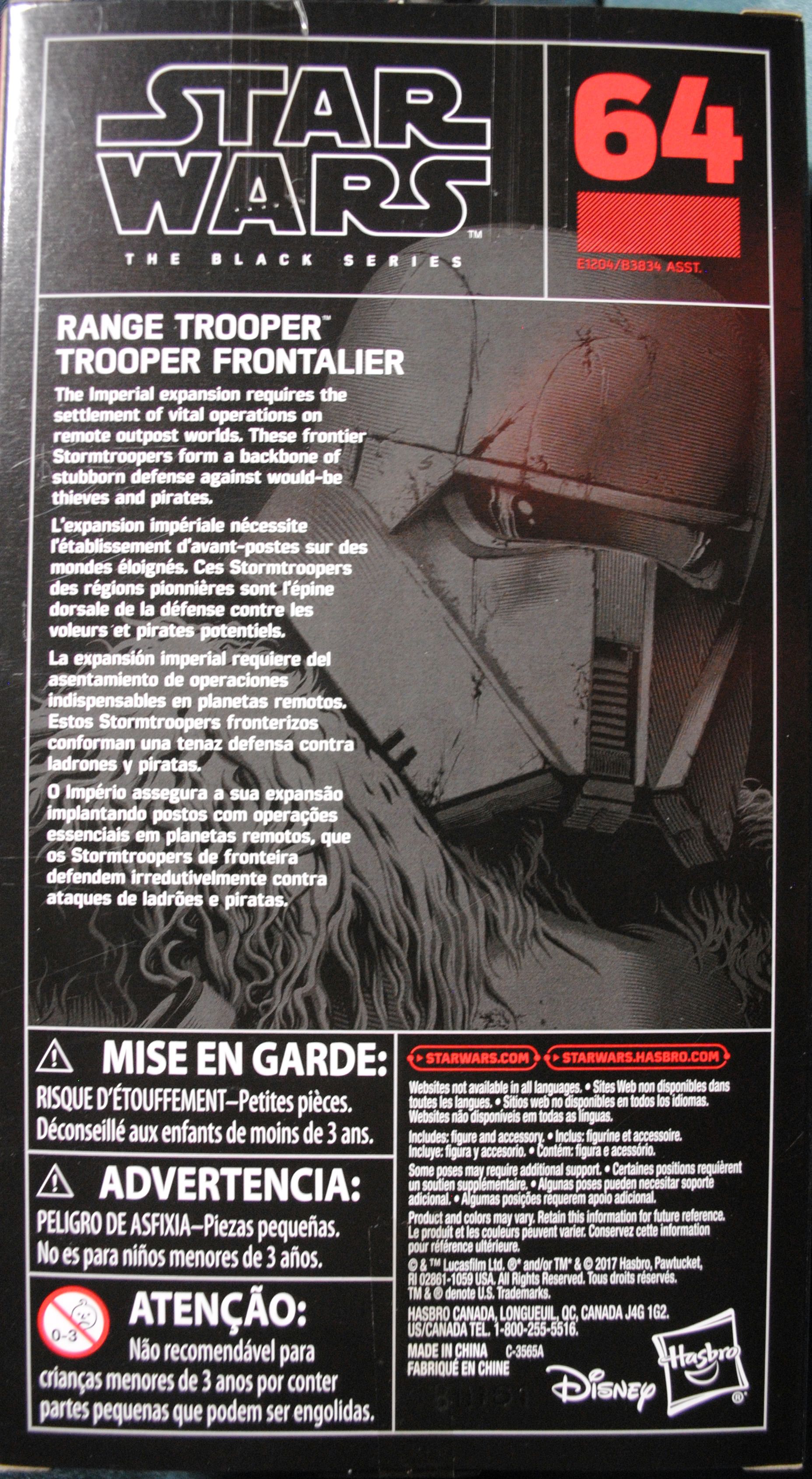 Range Trooper - Hasbro (Solo) action figure collectible [Barcode 0630509655816] - Main Image 2