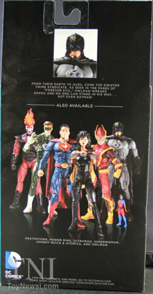 New 52 - Crime Syndicate - Owlman - DC Collectibles (The New 52: Super Villains) action figure collectible [Barcode 064100000216] - Main Image 4