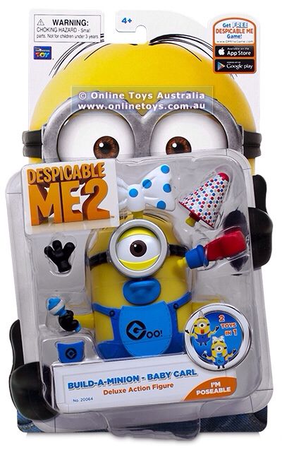 Despicable Me 2 BAM Baby Carl - Thinkway Toys (Despicable Me 2) action figure collectible [Barcode 064442200640] - Main Image 1