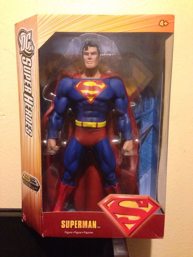 SUPERMAN - Mattel (DC SUPERHEROES ”SELECT SCULPT SERIES”) action figure collectible [Barcode 027084428896] - Main Image 1