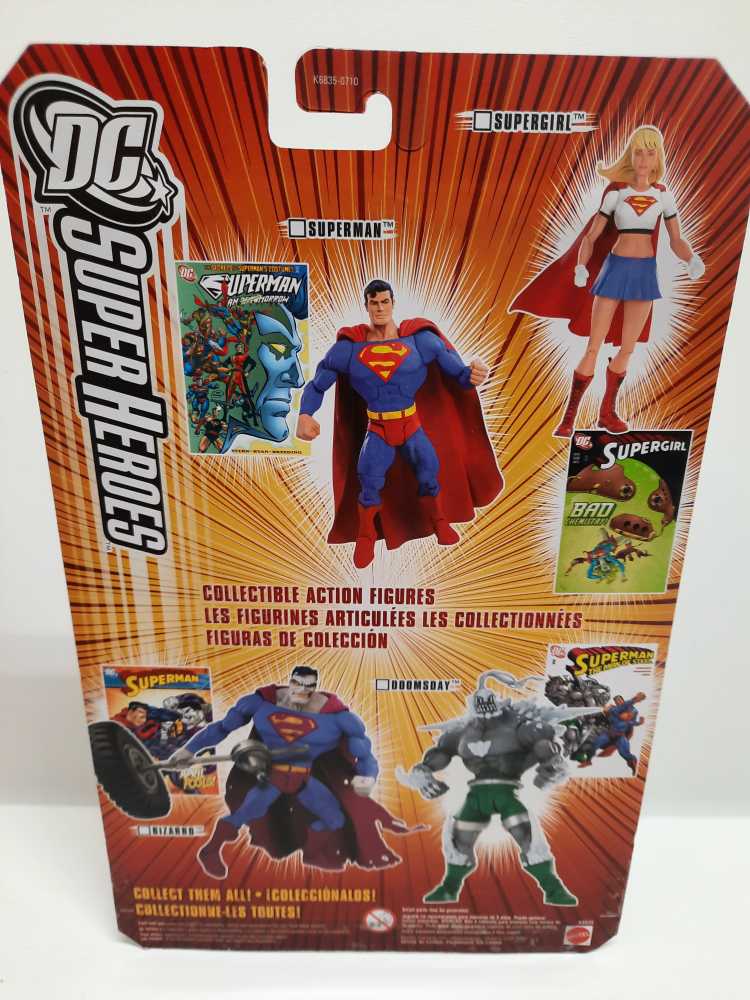 Supergirl (red & black symbol) - Mattel (DC Super Heroes) action figure collectible [Barcode 027084433708] - Main Image 2