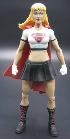 Supergirl (red & black symbol) - Mattel (DC Super Heroes) action figure collectible [Barcode 027084433708] - Main Image 3